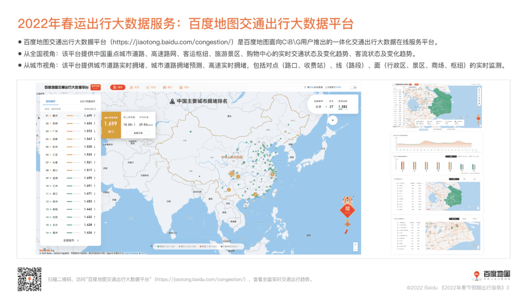 百度地图2022春节假期出行指南(图5)