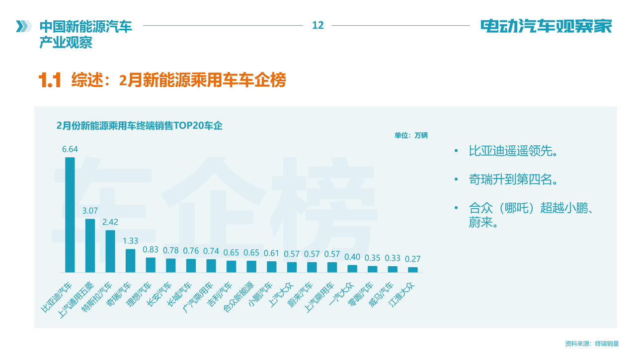 电动汽车观察家-中国新能源汽车产业观察报告(图12)