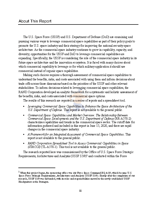 商业空间能力和市场概述-商业空间开发与美国国防部之间的关系（英）(图3)