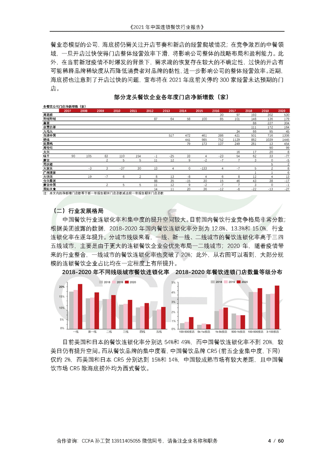 CCFA-餐饮行业：2021年中国连锁餐饮行业报告(图4)