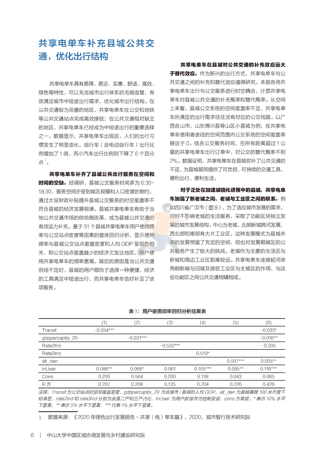 新型城镇化背景下的县城出行—县城共享电单车出行报告(图8)
