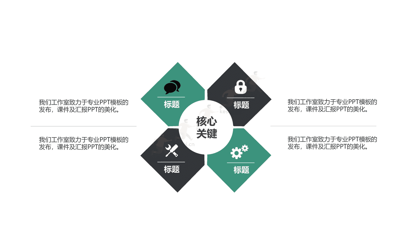 绿色商业创业计划书 赠送可编辑商务图标