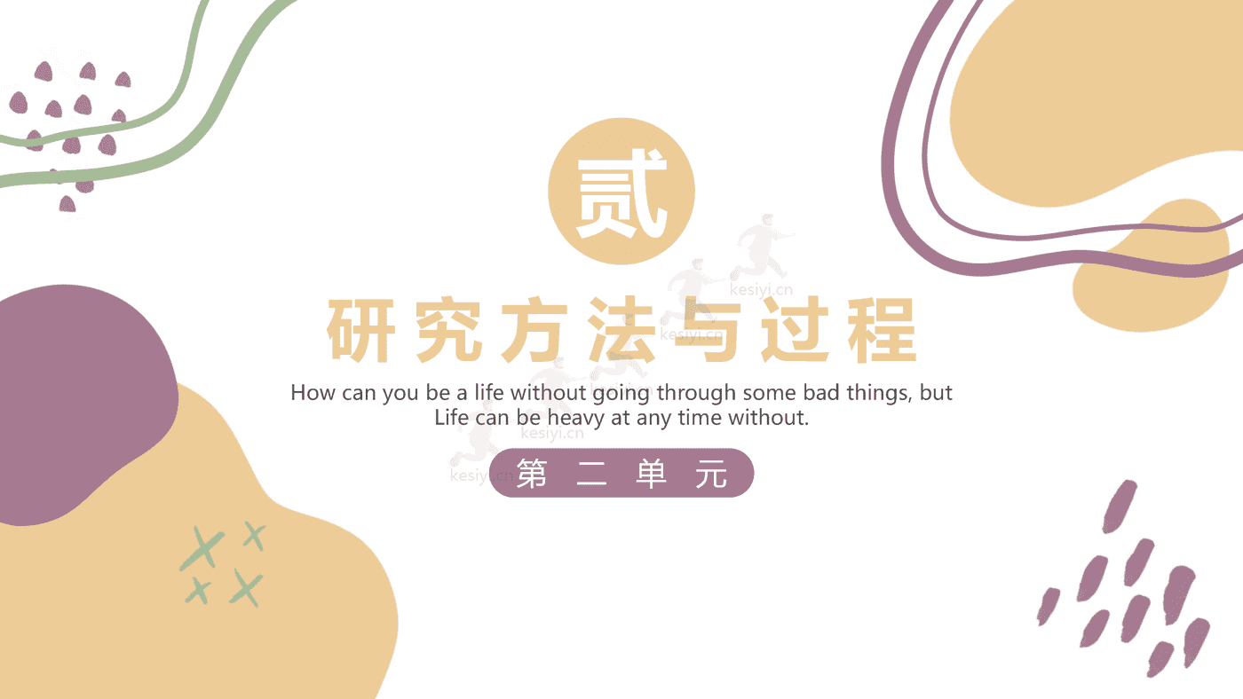 莫兰迪色系毕业答辩PPT模板