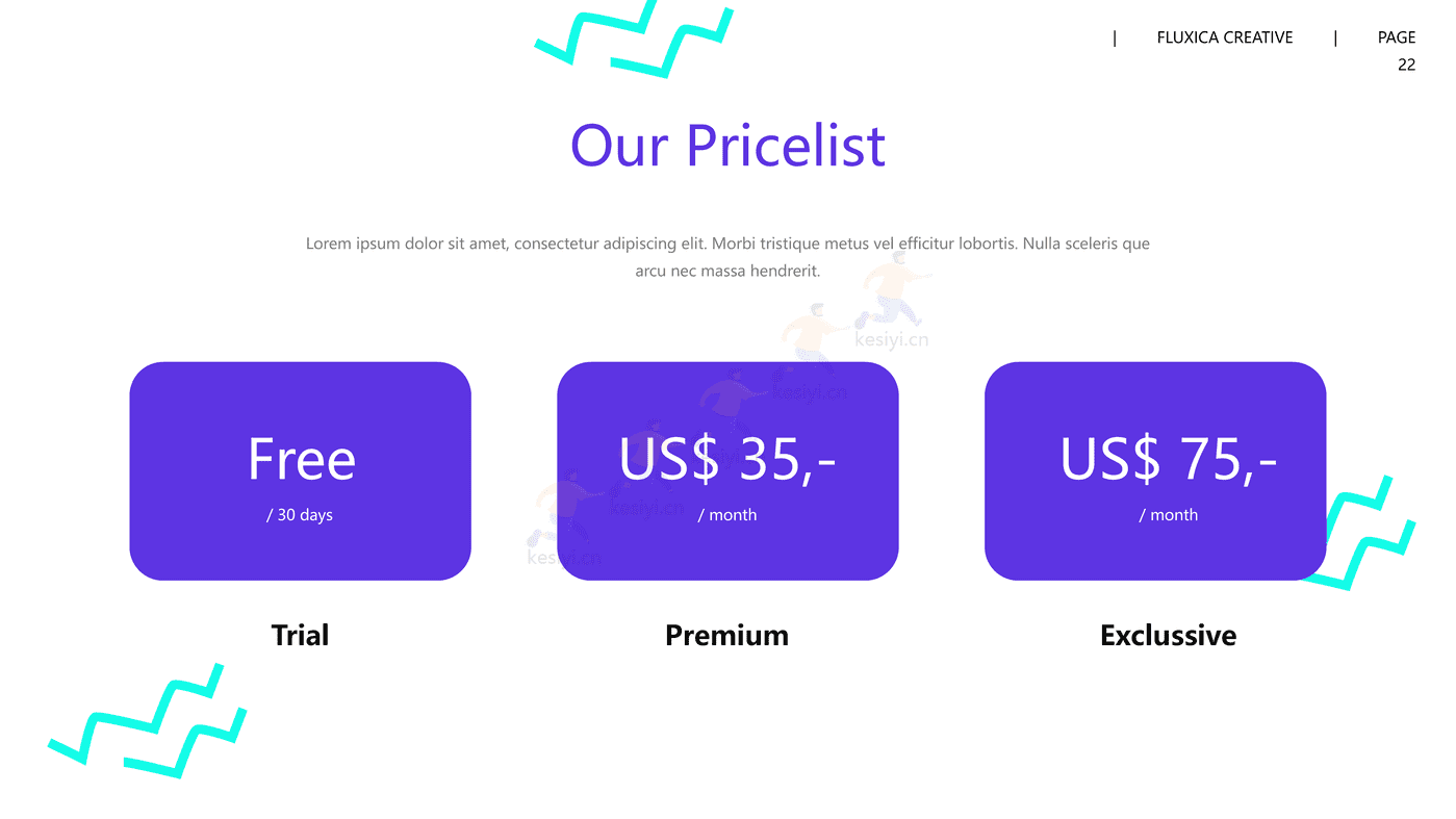 活力色彩英文通用类PPT模板