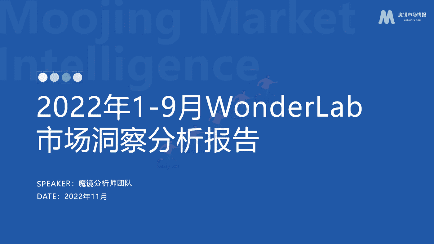 2022年WonderLab市场洞察分析报告-魔镜市场情报 2022年WonderLab市场洞察分析报告-魔镜市场情报