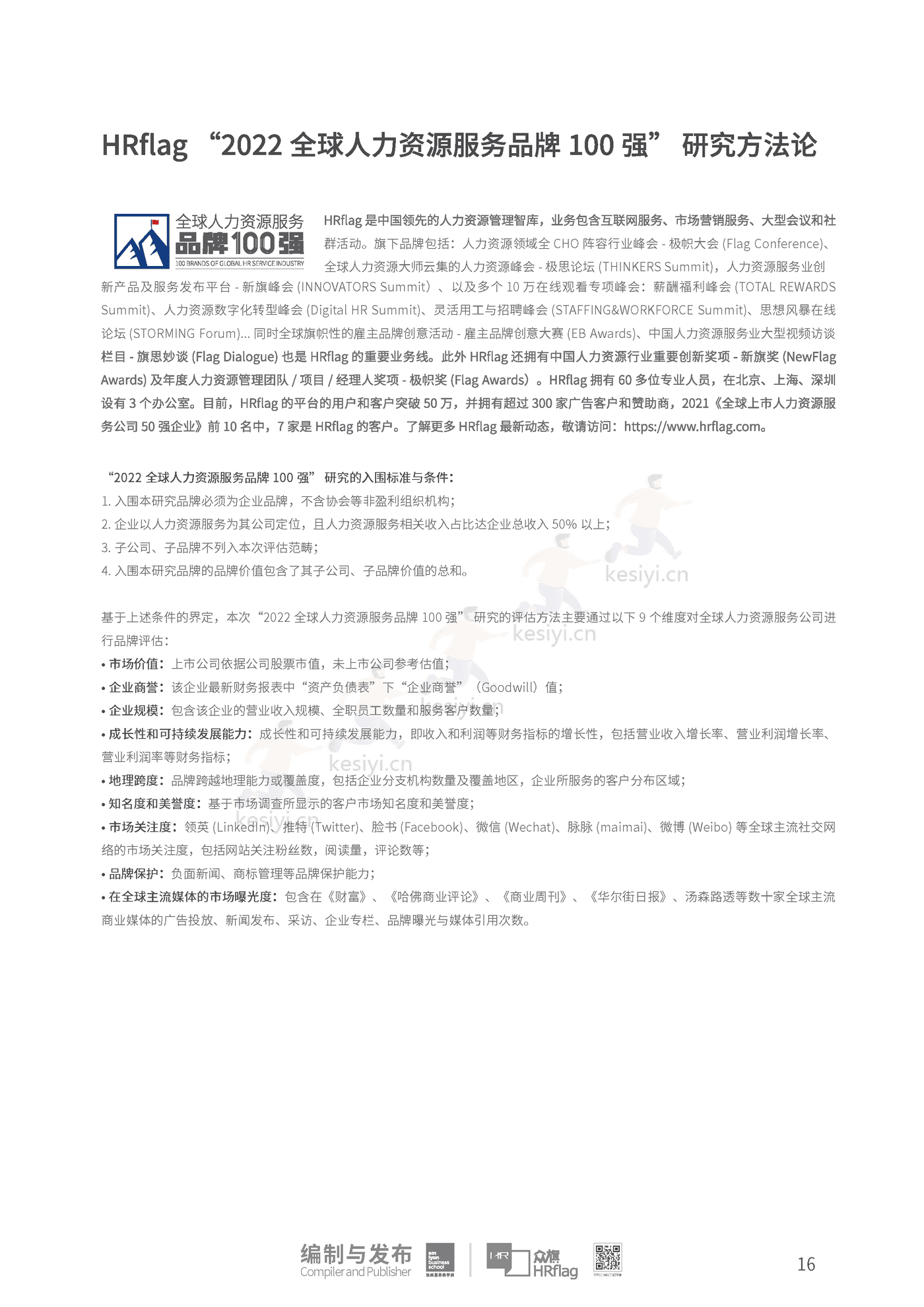 2022全球人力资源服务品牌100强-HRflag 2022全球人力资源服务品牌100强-HRflag