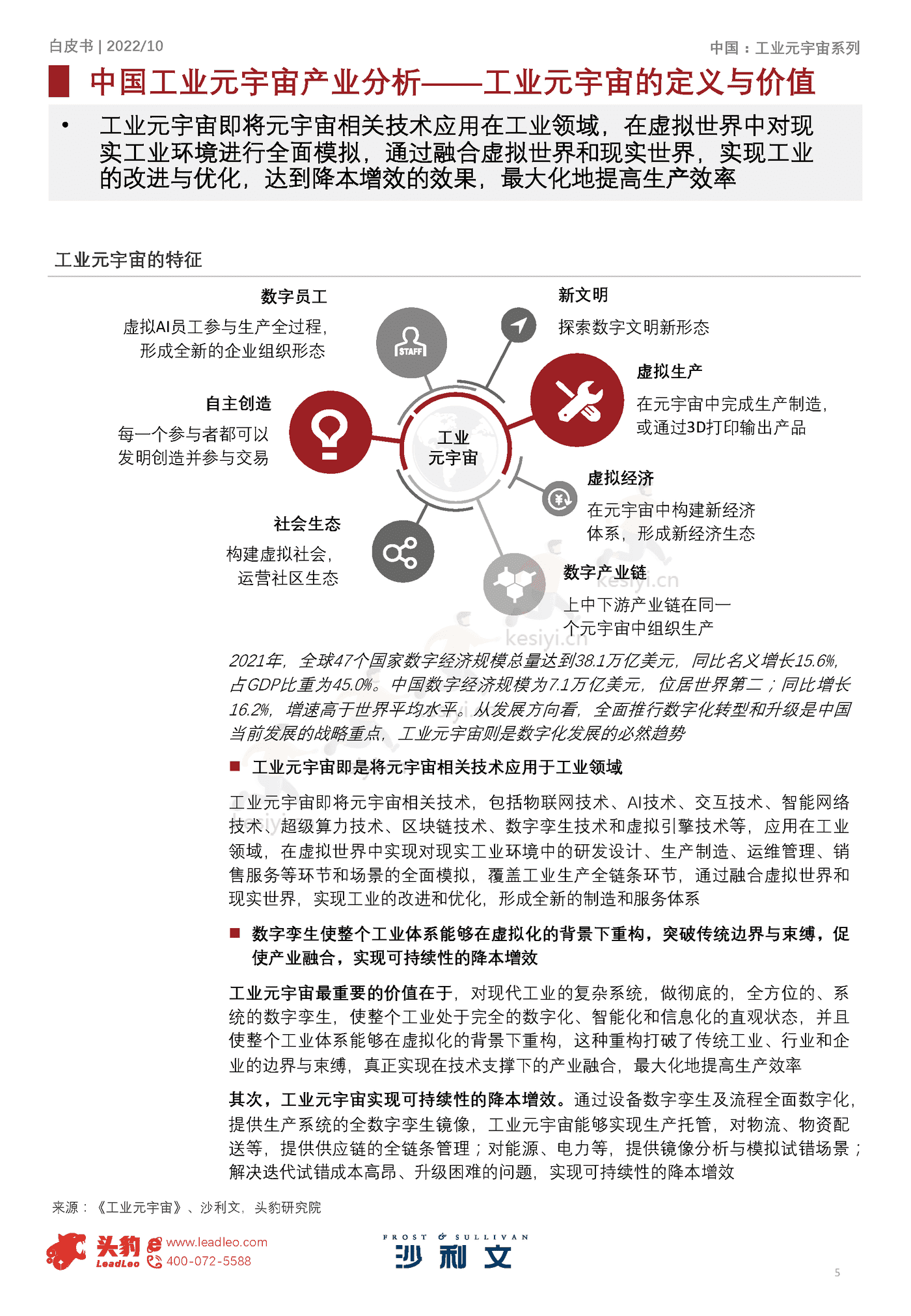 2022年元宇宙系列白皮书:中国工业元宇宙发展洞见-沙利文 2022年元宇宙系列白皮书:中国工业元宇宙发展洞见-沙利文