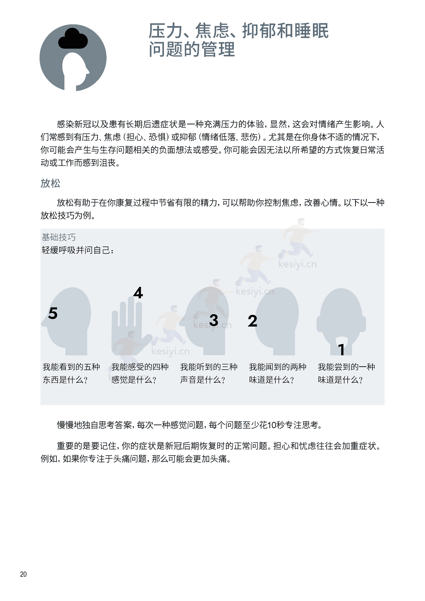 新冠自我康复手册中文版-WHO 新冠自我康复手册中文版-WHO