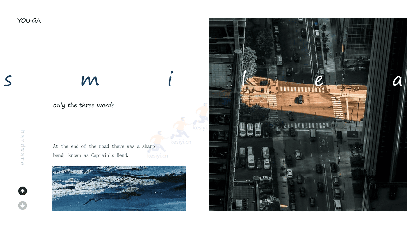 简约艺术创意类PPT模板