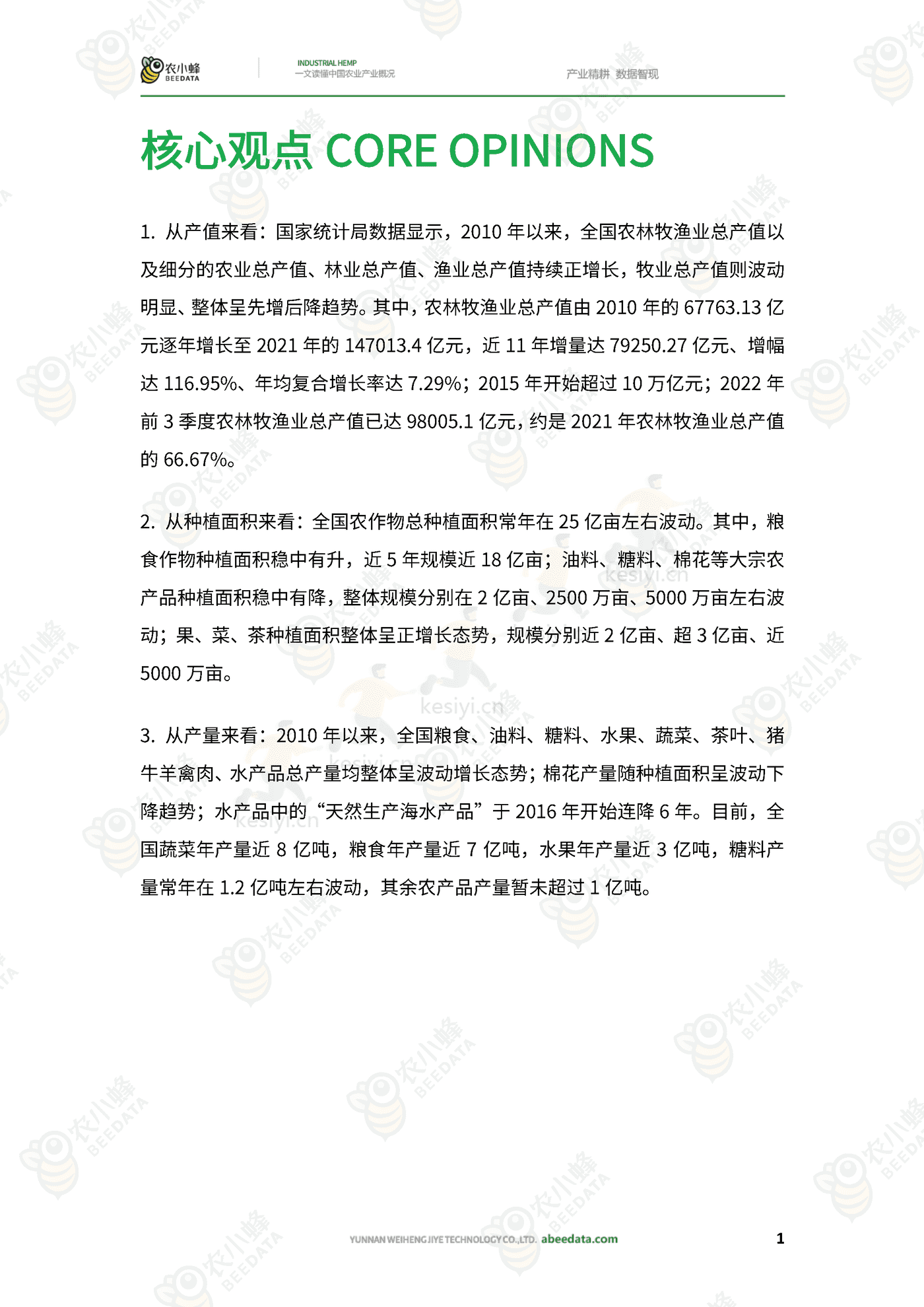 一文读懂中国农业产业概况 一文读懂中国农业产业概况