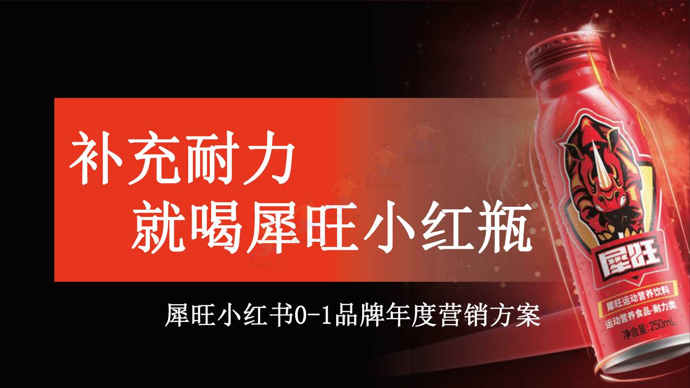 抗疲劳功能饮料小红书0-1品牌营销方案 抗疲劳功能饮料小红书0-1品牌营销方案