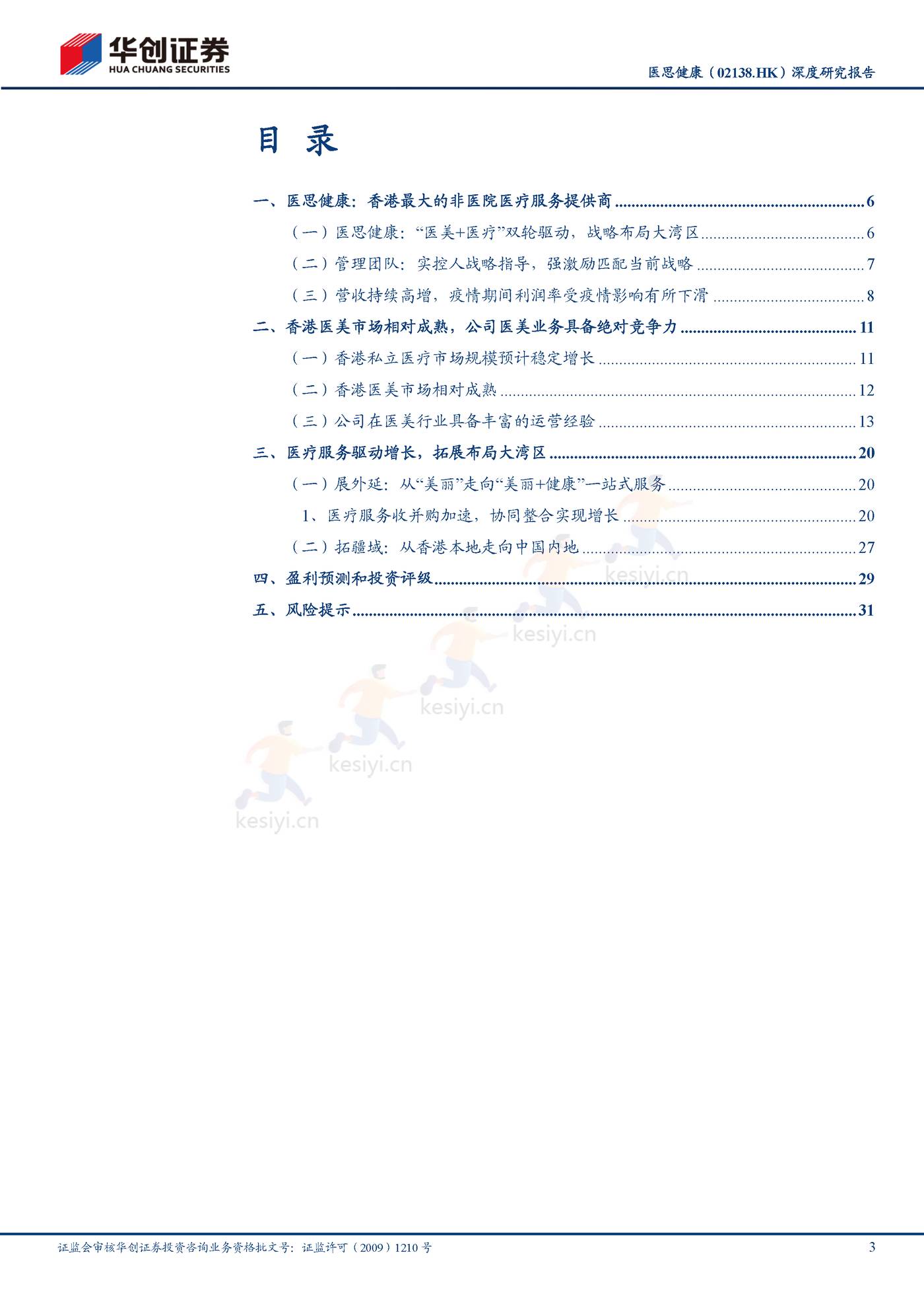 医思健康-深度研究报告:美丽健康并举,一站式平台凸显成长性-华创证券 医思健康-深度研究报告:美丽健康并举,一站式平台凸显成长性-华创证券