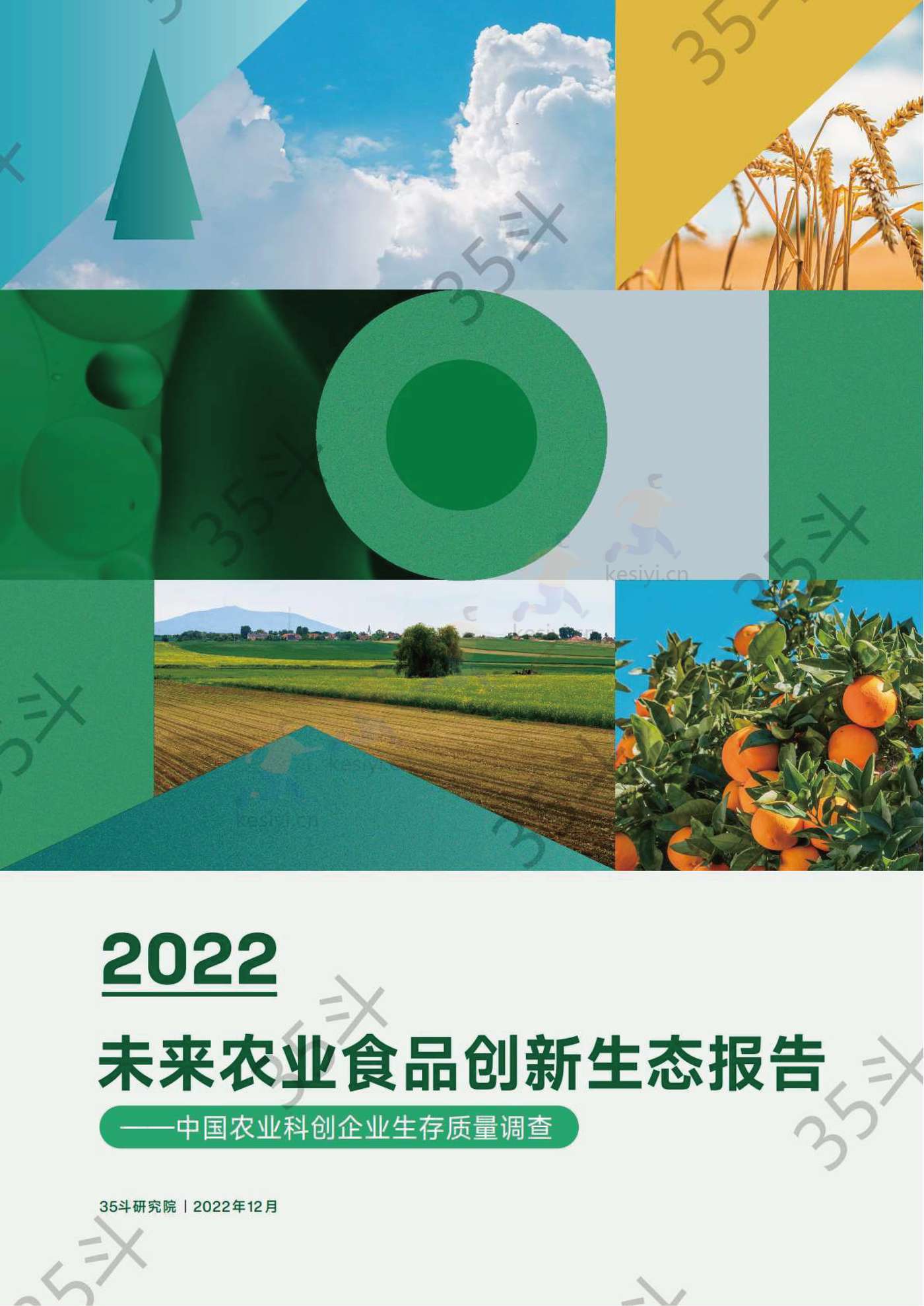 2022未来农业食品创新生态报告-35斗研究院 2022未来农业食品创新生态报告-35斗研究院