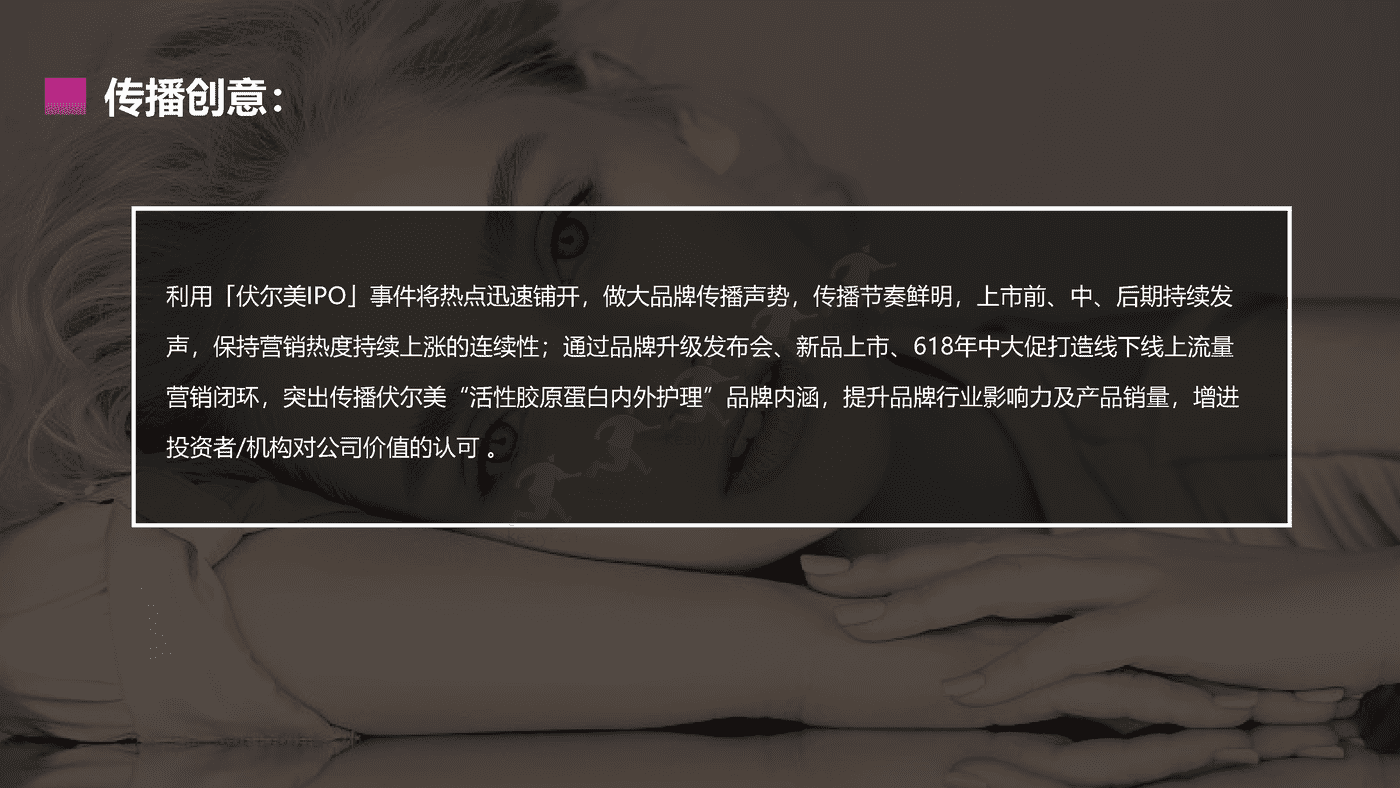 伏尔集团IPO上市阶段传播活动规划方案 伏尔集团IPO上市阶段传播活动规划方案