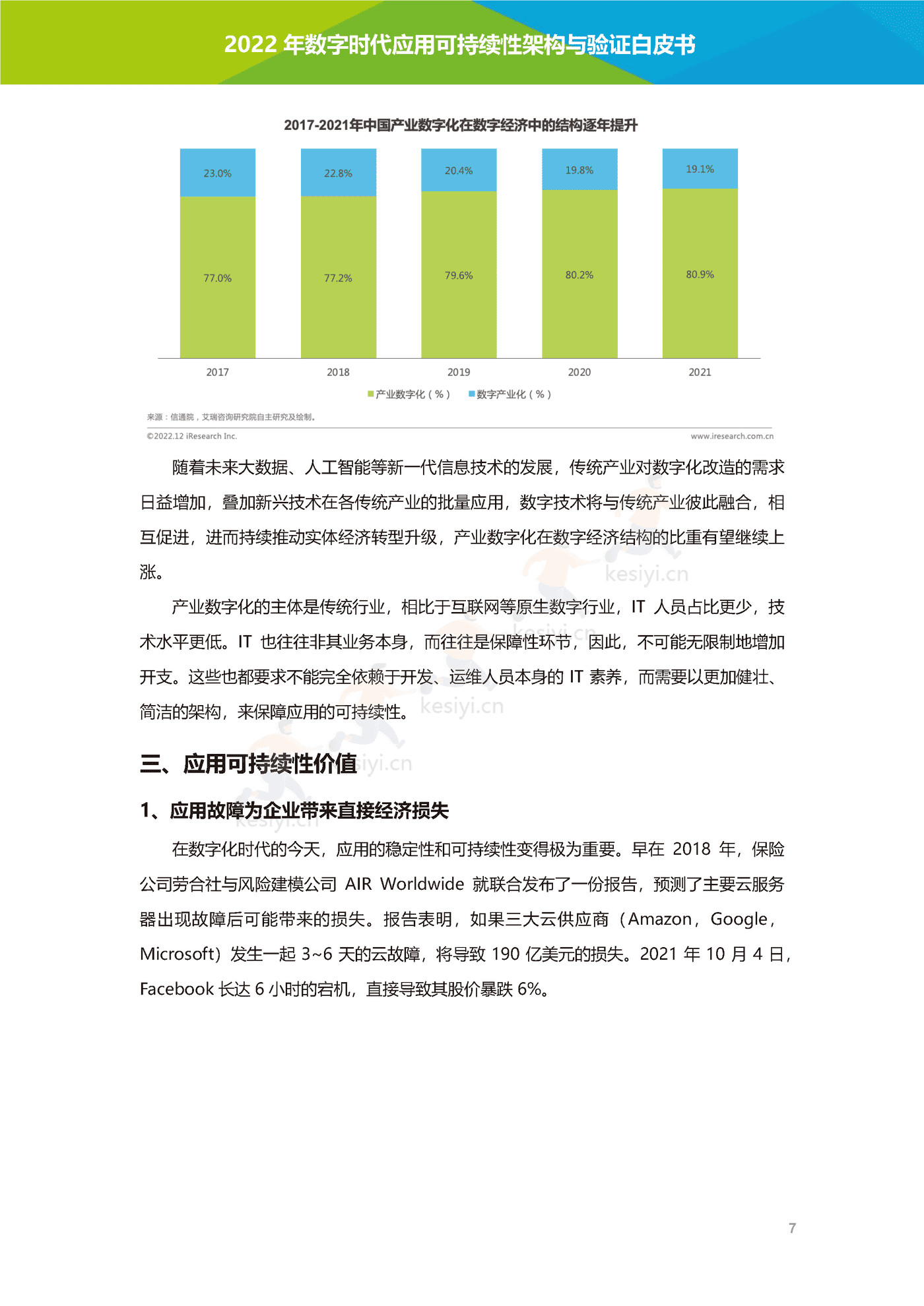 数字时代应用可持续性架构与验证白皮书-艾瑞咨询 数字时代应用可持续性架构与验证白皮书-艾瑞咨询