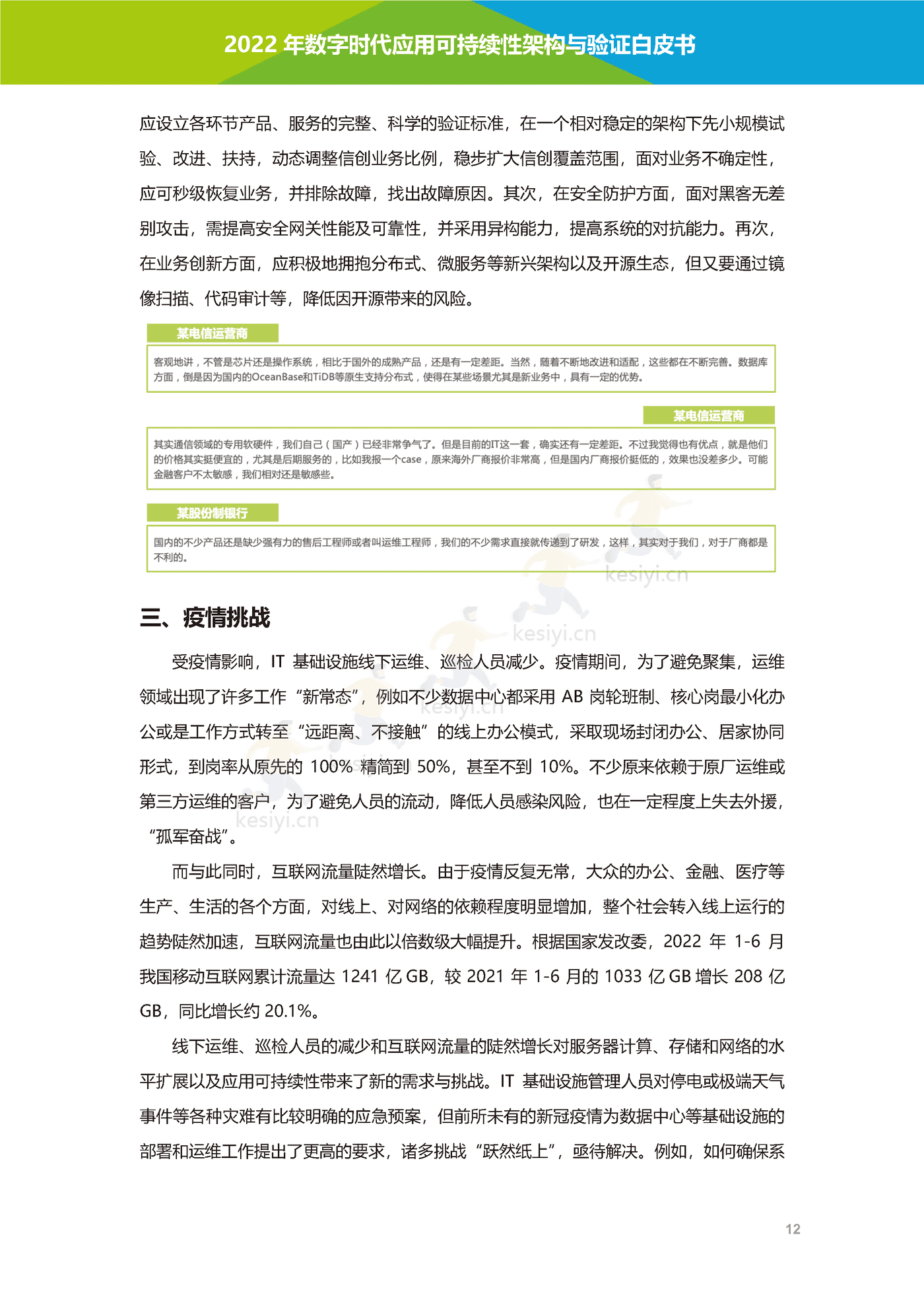 数字时代应用可持续性架构与验证白皮书-艾瑞咨询 数字时代应用可持续性架构与验证白皮书-艾瑞咨询