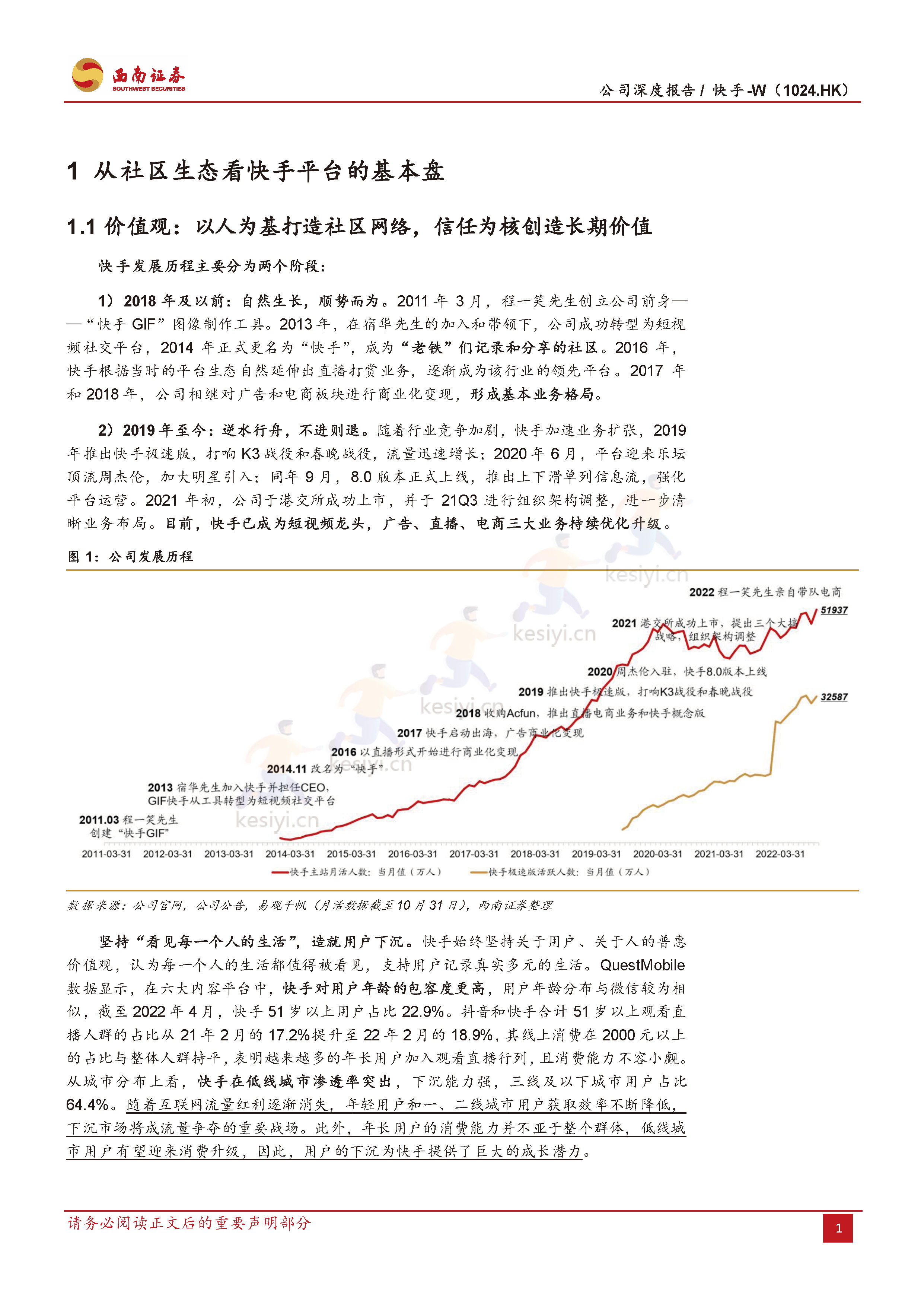 快手:流量稳健增长,盈利持续优化,电商势头强劲-西南证券 快手:流量稳健增长,盈利持续优化,电商势头强劲-西南证券