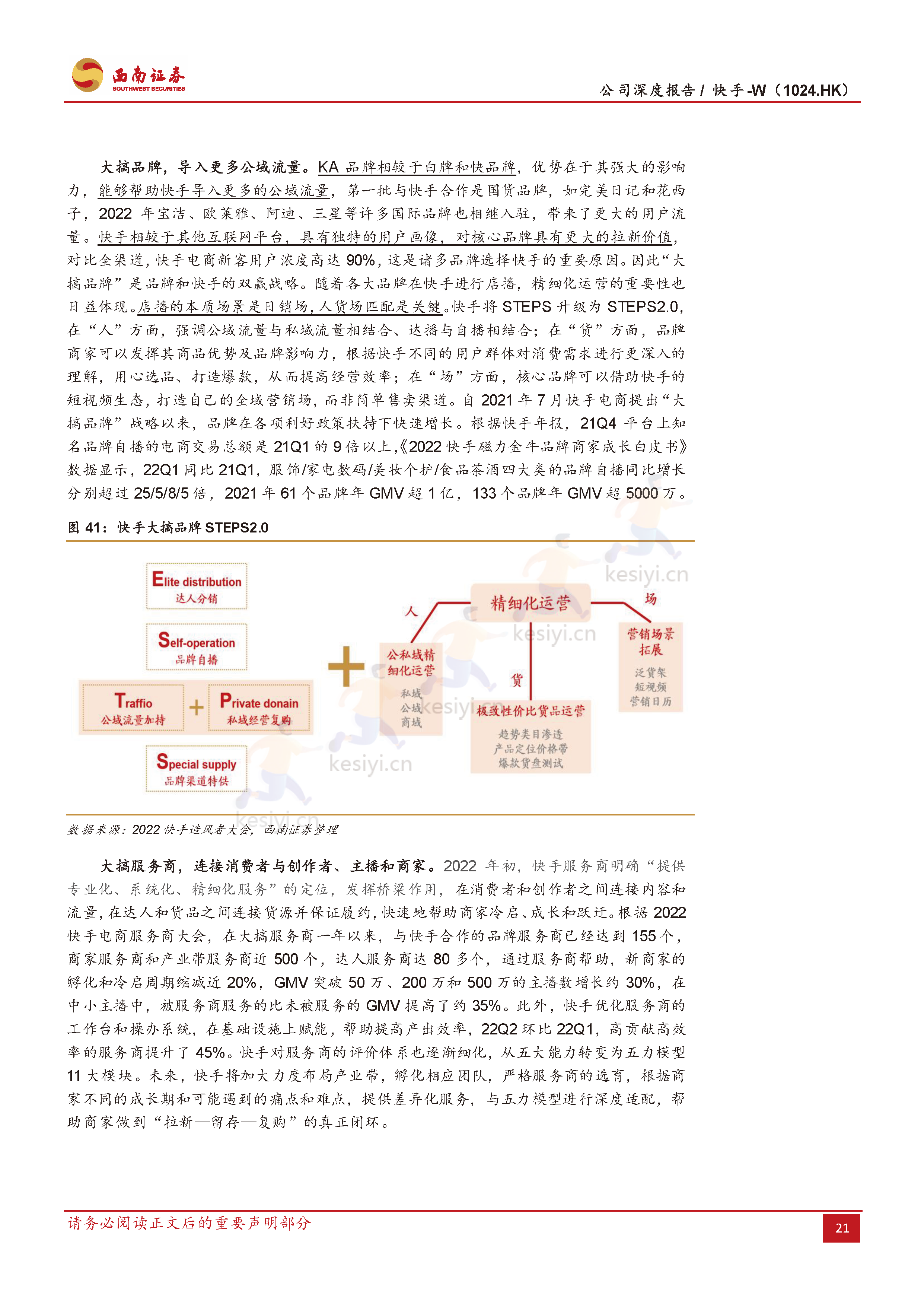 快手:流量稳健增长,盈利持续优化,电商势头强劲-西南证券 快手:流量稳健增长,盈利持续优化,电商势头强劲-西南证券