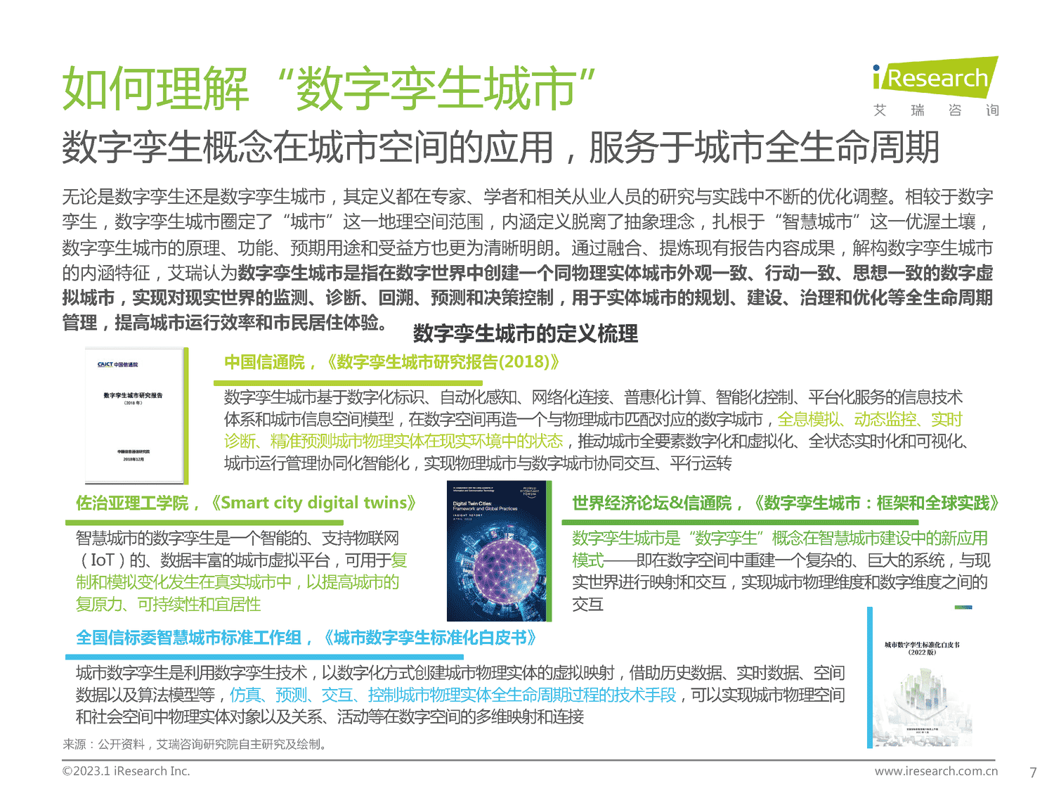 2023年中国数字孪生城市行业研究报告-艾瑞咨询 2023年中国数字孪生城市行业研究报告-艾瑞咨询