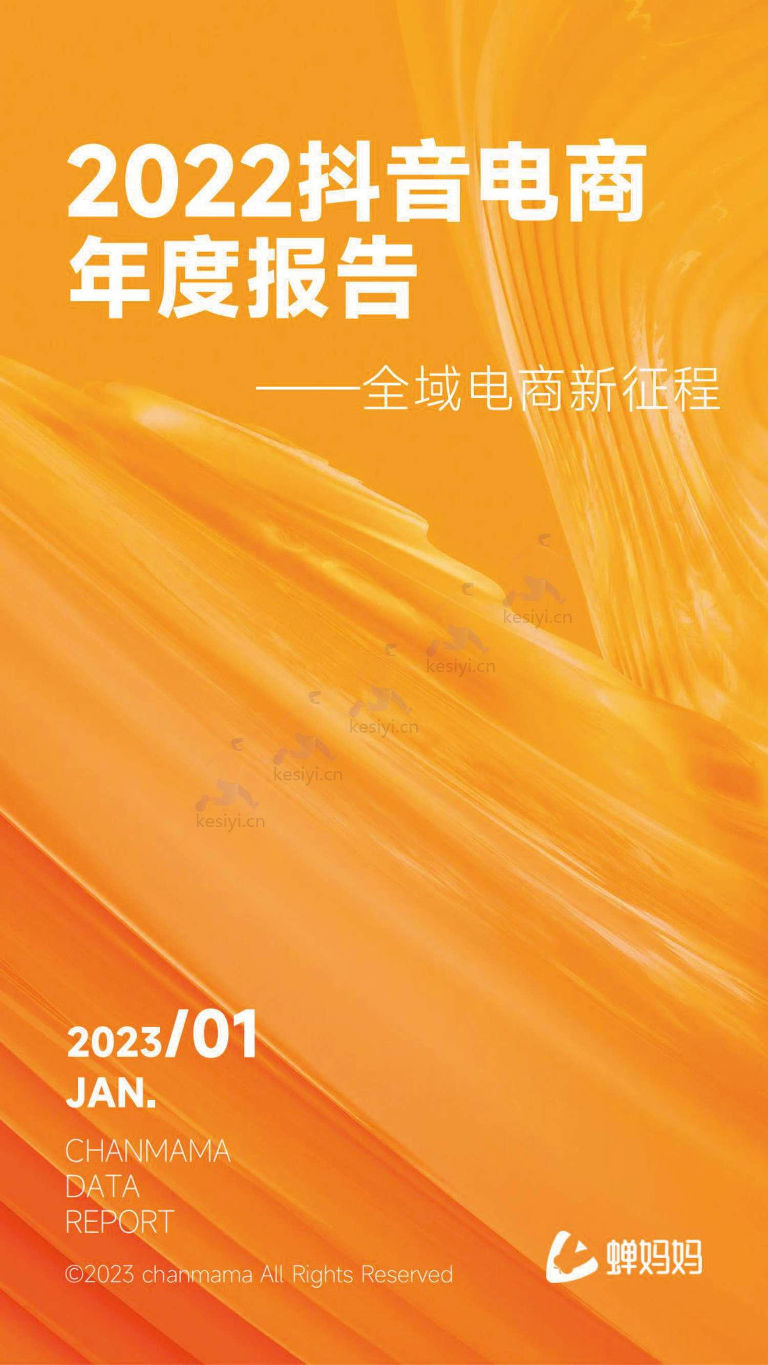 蝉妈妈-2022抖音电商年度报告-全域电商新征程 蝉妈妈-2022抖音电商年度报告-全域电商新征程