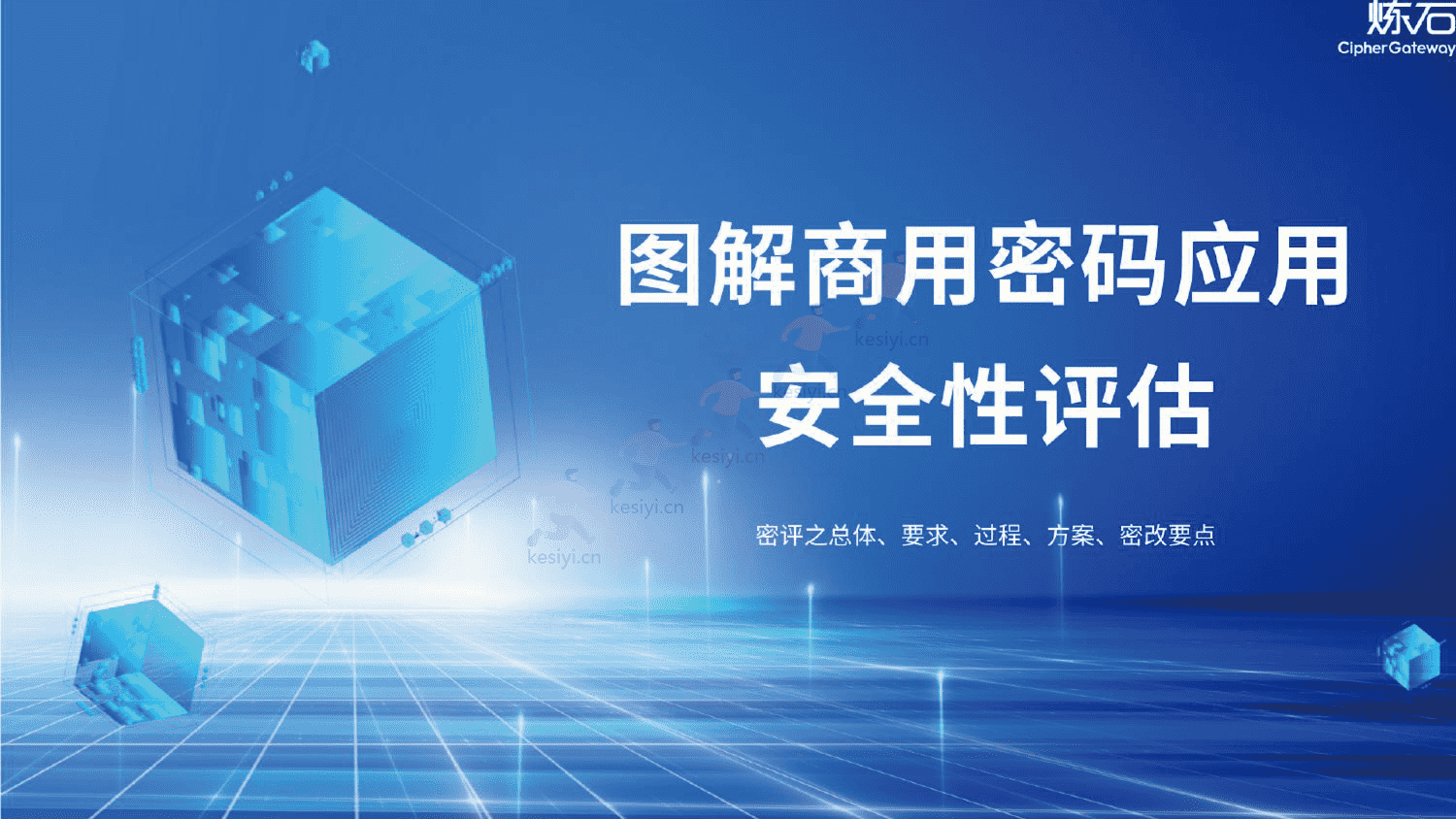 图解密评商用密码应用安全性评估-炼石 图解密评商用密码应用安全性评估-炼石