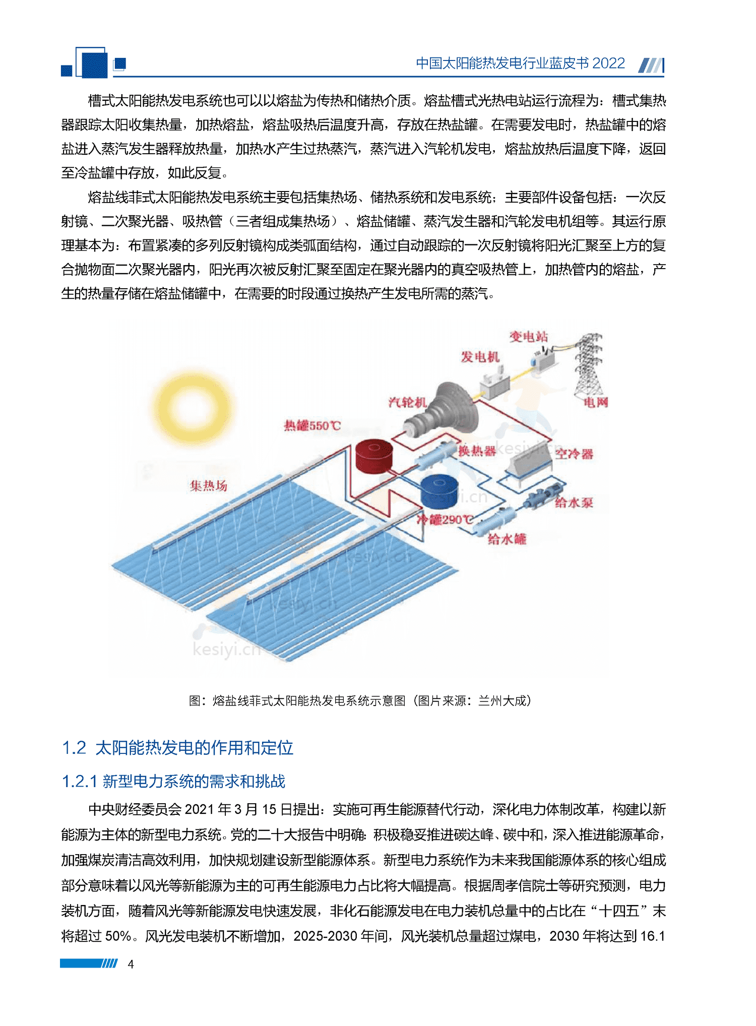 中国太阳能热发电行业蓝皮书2022 中国太阳能热发电行业蓝皮书2022