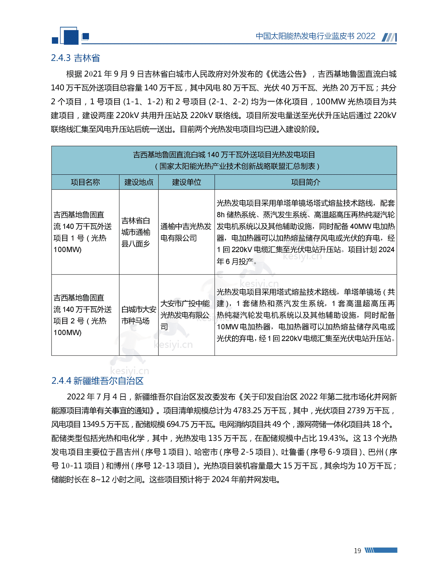 中国太阳能热发电行业蓝皮书2022 中国太阳能热发电行业蓝皮书2022