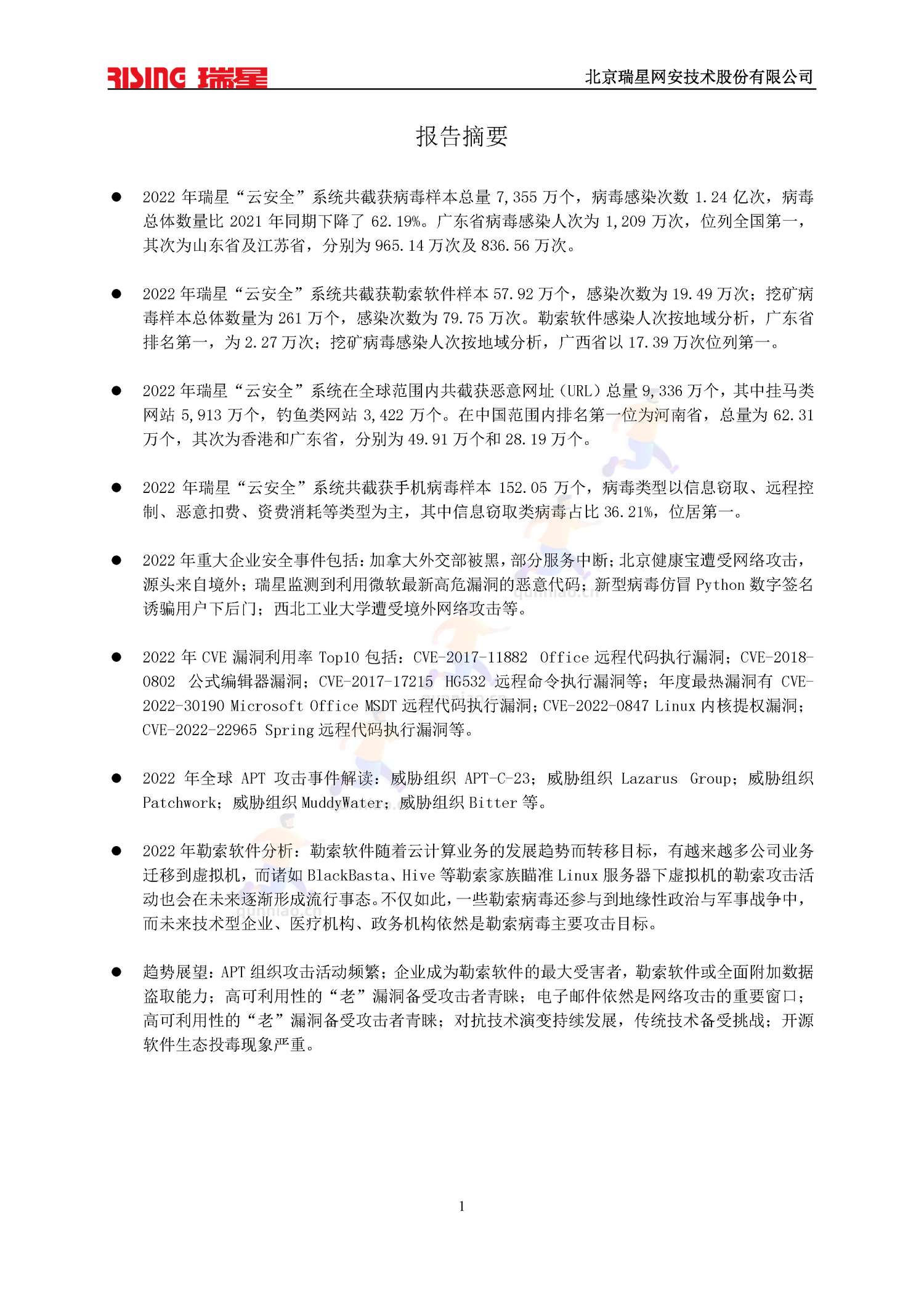 2022中国网络安全报告-瑞星 2022中国网络安全报告-瑞星