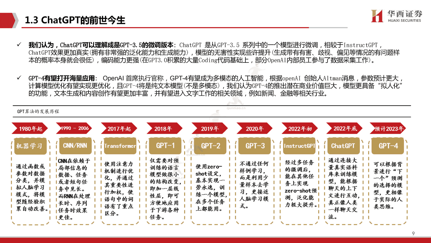 ChatGPT,开启AI新纪元-华西证券 ChatGPT,开启AI新纪元-华西证券
