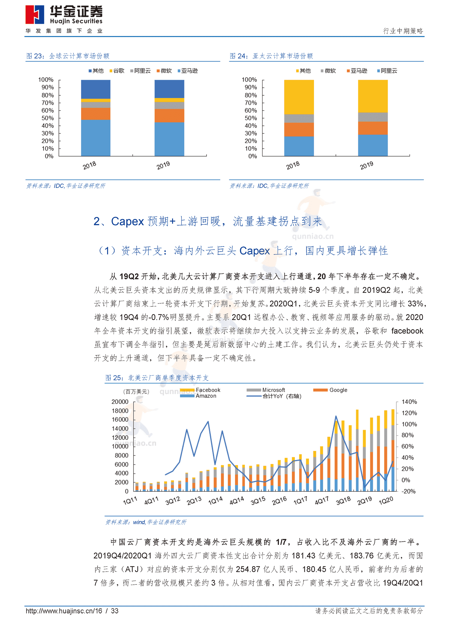 通信行业中期策略:拥抱“5G+云”新基建-华金证券 通信行业中期策略:拥抱“5G+云”新基建-华金证券