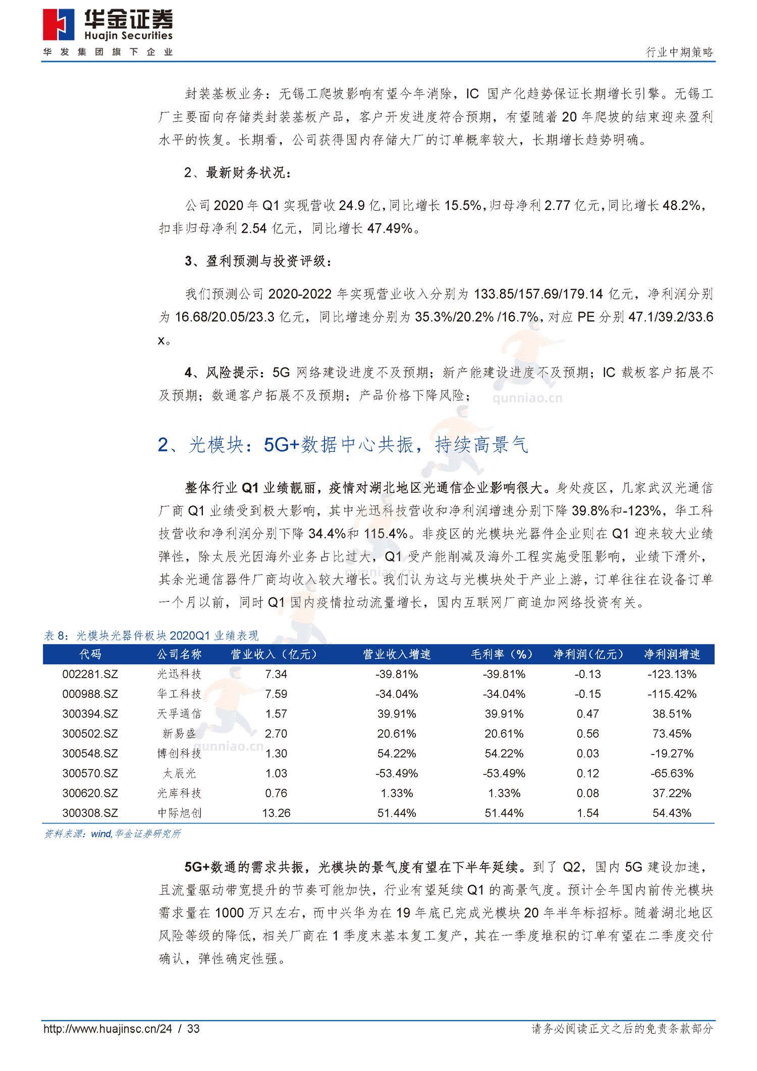通信行业中期策略:拥抱“5G+云”新基建-华金证券 通信行业中期策略:拥抱“5G+云”新基建-华金证券