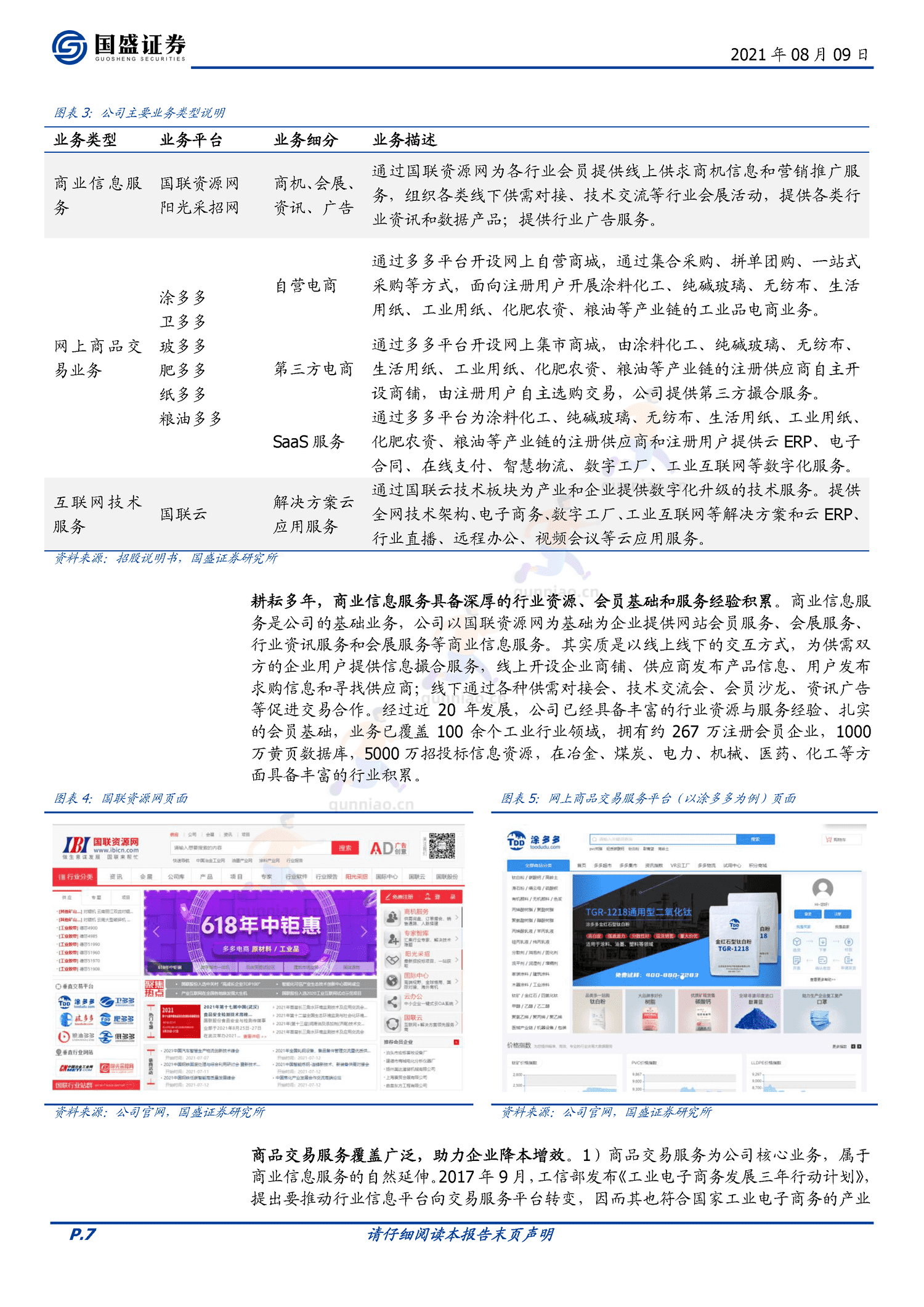 国联股份:万亿工业品市场快速渗透,云工厂构筑产业生态壁垒-国盛证券 国联股份:万亿工业品市场快速渗透,云工厂构筑产业生态壁垒-国盛证券
