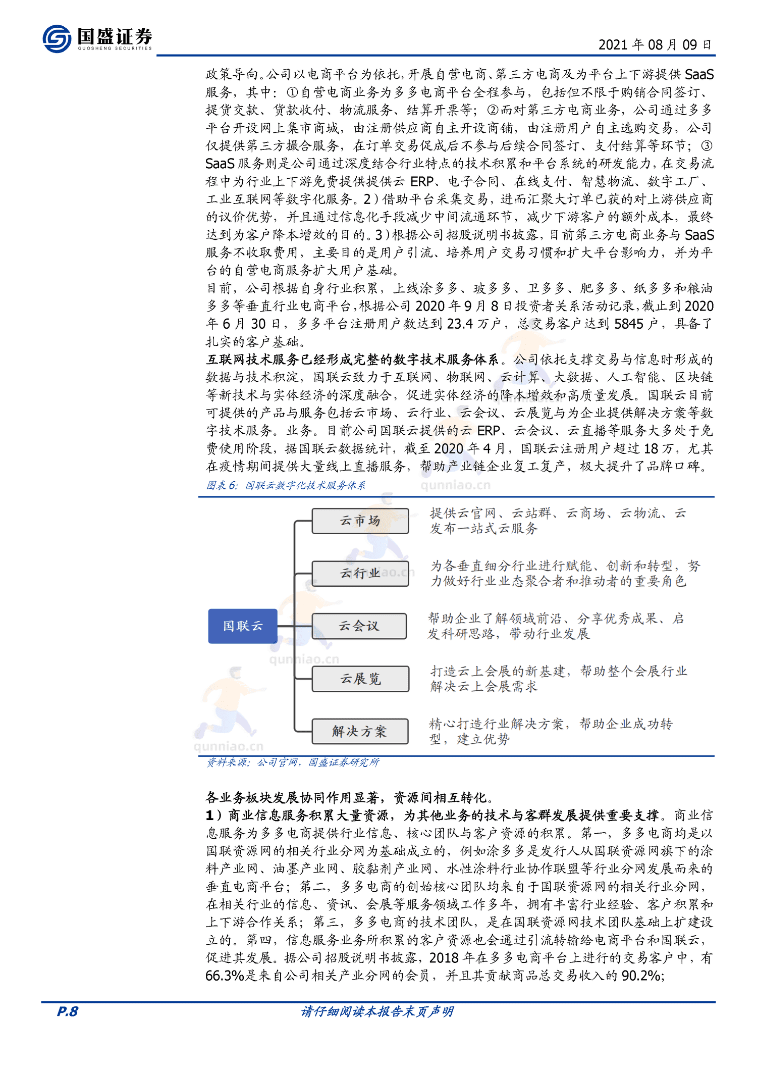 国联股份:万亿工业品市场快速渗透,云工厂构筑产业生态壁垒-国盛证券 国联股份:万亿工业品市场快速渗透,云工厂构筑产业生态壁垒-国盛证券