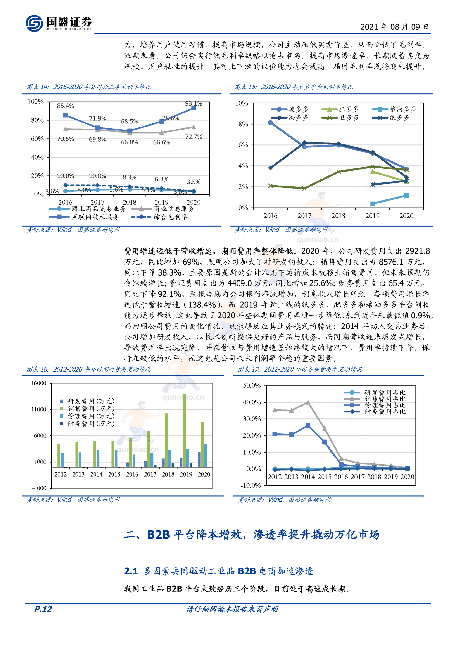 国联股份:万亿工业品市场快速渗透,云工厂构筑产业生态壁垒-国盛证券 国联股份:万亿工业品市场快速渗透,云工厂构筑产业生态壁垒-国盛证券