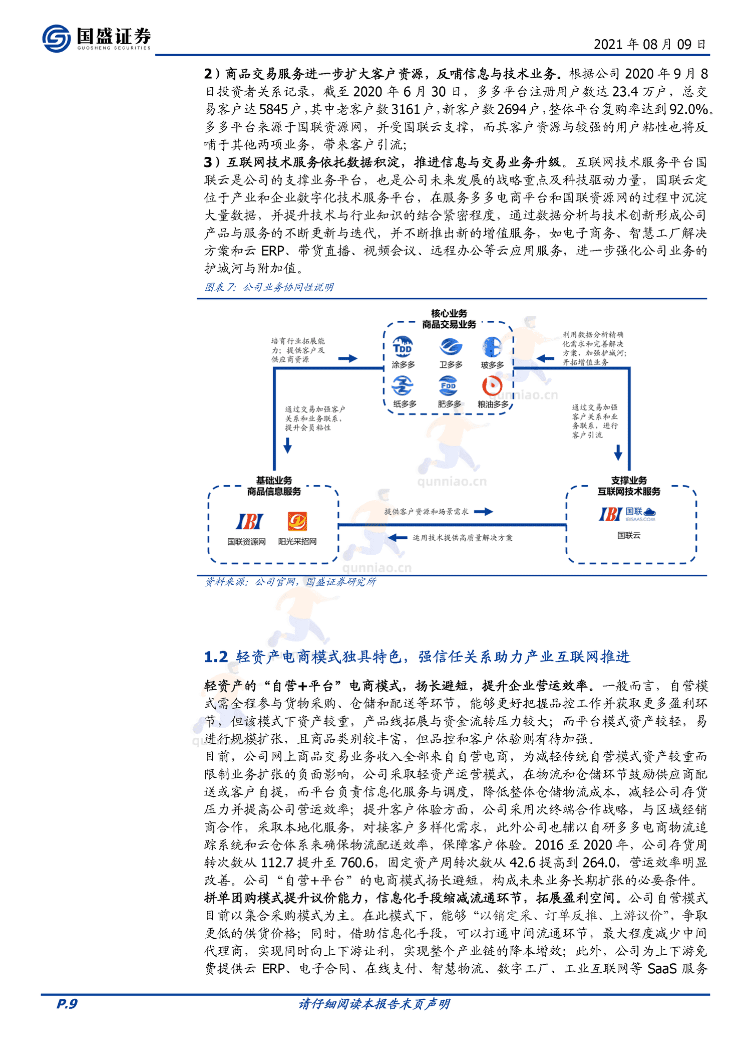 国联股份:万亿工业品市场快速渗透,云工厂构筑产业生态壁垒-国盛证券 国联股份:万亿工业品市场快速渗透,云工厂构筑产业生态壁垒-国盛证券