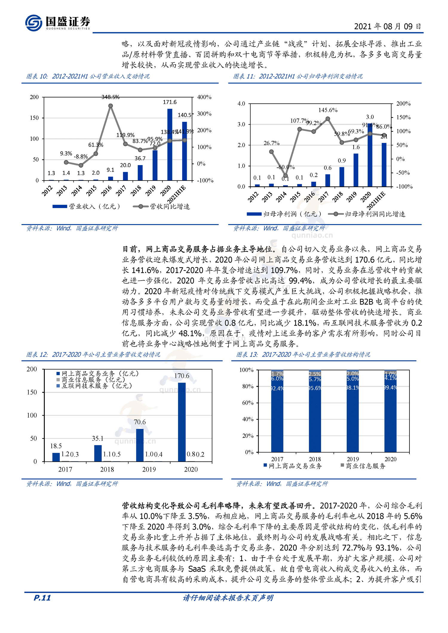 国联股份:万亿工业品市场快速渗透,云工厂构筑产业生态壁垒-国盛证券 国联股份:万亿工业品市场快速渗透,云工厂构筑产业生态壁垒-国盛证券